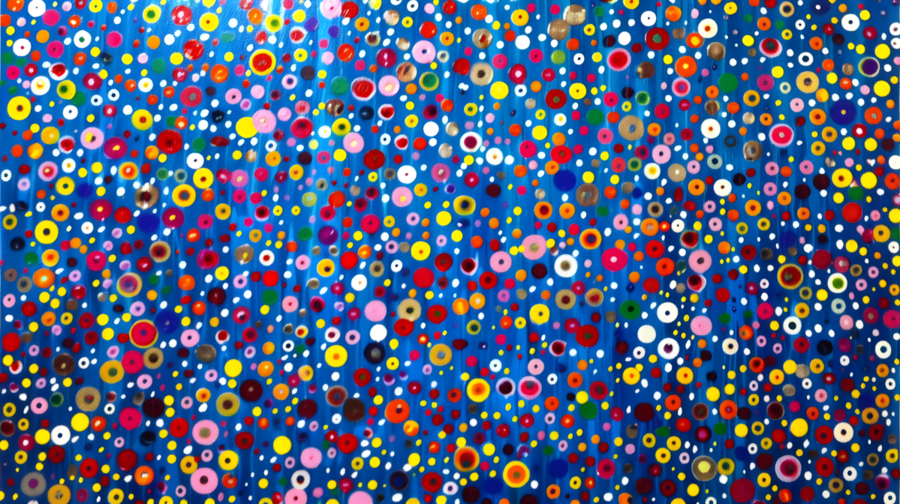 eco friendly home decor ideas with colorful abstract wall art